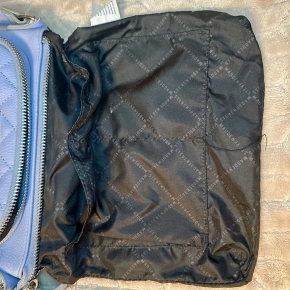 Steve Madden Blue Quilted Crossbody Bag - Picture 8 of 10